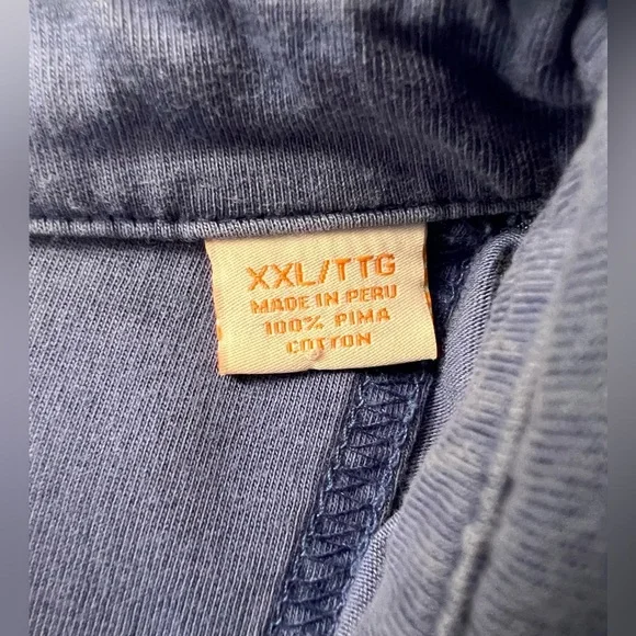 Tommy Bahama Relax Blue Pima Cotton Short Sleeve Polo - Picture 4 of 14